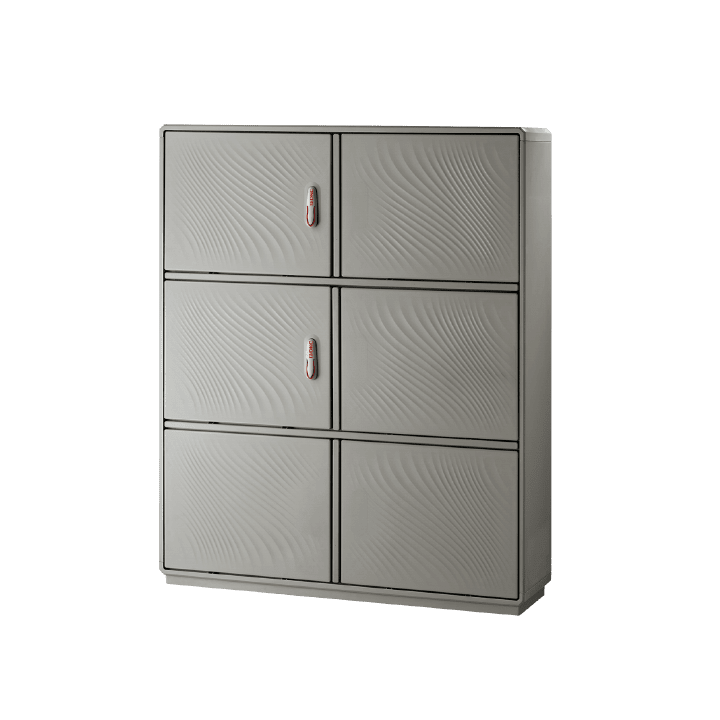 DKC EUROPE - Armadio in vetroresina Serie GRAFI 12, 2 vani + zoccolo, IP44, dim. 1120 x 1150 x 330 mm (AxBxP), G12-6/111A/ZT-4.