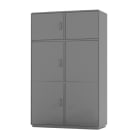 DKC EUROPE - Armadio in vetroresina Serie GRAFI 12, 3 vani, IP44, dimensioni 1840 x 1150 x 330 mm (AxBxP), codice G12-9/442A/T-4.