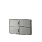 DKC EUROPE - Armadio in vetroresina Serie GRAFI 12, 2 vani, IP44, dimensioni 1120 x 1150 x 460 mm GH12-6/33A/T-4.