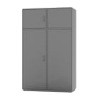 DKC EUROPE - Armadio in vetroresina Serie GRAFI 12, 2 vani, IP44, dimensioni 1840 x 1150 x 460 mm GH12-9/82A/T-4. 078139219