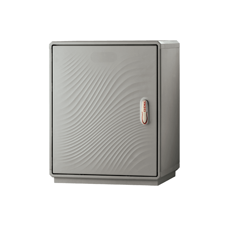 DKC EUROPE - Armadio in vetroresina GRAFI 5, 1 vano, IP44, dimensioni 490x580x330 mm (AxBxP), codice G5-2/2/T-4.