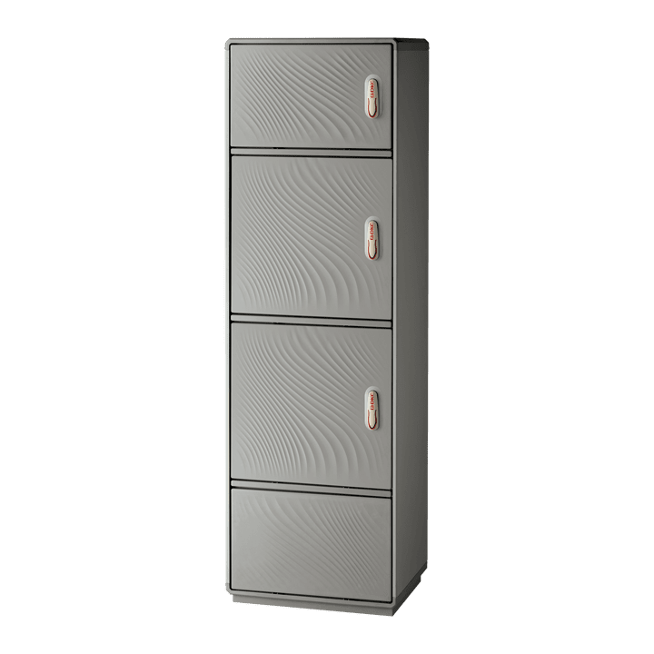DKC EUROPE - Armadio Serie GRAFI 5 in vetroresina, 3 vani + zoccolo, IP44, dim. 1840 x 580 x 330 mm G5-9/1331/ZT-4 SMC C/ZOCC G.