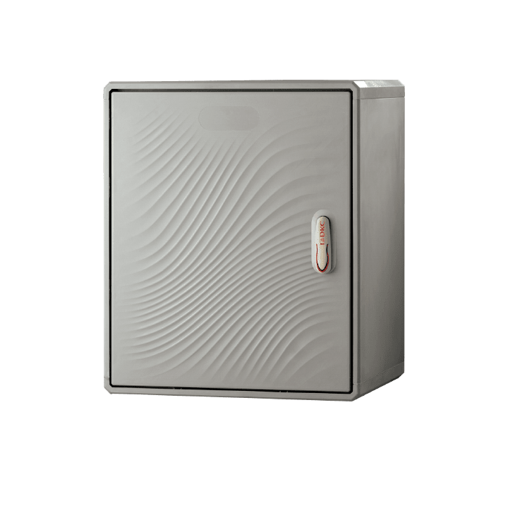 DKC EUROPE - Sopralzo per armadio in vetroresina Serie GRAFI 5, IP44, dimensioni 685 x 580 x 460 mm (AxBxP), GH5-4/4/S-4 SMC.