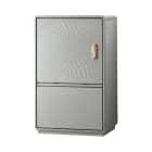 DKC EUROPE - Armadio in vetroresina Serie GRAFI 5, 1 vano + zoccolo, IP44, dim. 940 x 580 x 460 mm GH5-5/22/ZT-4.