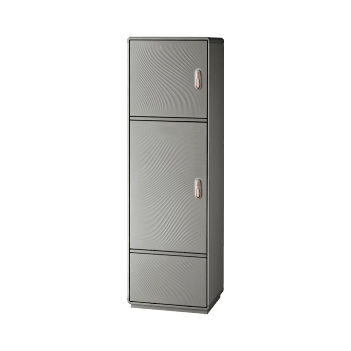 DKC EUROPE - Armadio in vetroresina Serie GRAFI 5, 2 vani + zoccolo, IP44, dim. 1390 x 580 x 460 mm GH5-8/132/ZT-4 SMC C/ZOCC G.