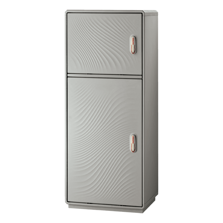 DKC EUROPE - Armadio in vetroresina, 2 vani, IP44, dimensioni 1840 x 580 x 460 mm (AxBxP) GH5-9/82/T-4 SMC GRAFI-5.