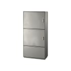 DKC EUROPE - Armadio in vetroresina Serie GRAFI 5, 2 vani + zoccolo, IP44, dim. 1840 x 580 x 460 mm GH5-9/244/ZT-4 SMC C/ZOCC G.