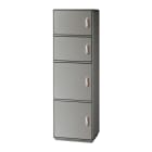 DKC EUROPE - Armadio in vetroresina GH5-9/3311/T-4, 4 vani, IP44, dimensioni 1840 x 580 x 460 mm (AxBxP) Serie GRAFI-5.