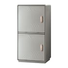 DKC EUROPE - Armadio in vetroresina, 2 vani, IP44, dimensioni 1840 x 685 x 460 mm (AxBxP) GH7-9/55/T-4 ARMADIO SMC GRAFI-7.