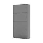 DKC EUROPE - Armadio in vetroresina, 3 vani, IP44, dimensioni 1840 x 685 x 460 mm (AxBxP) GH7-9/522/T-4 ARMADIO SMC GRAFI-7.