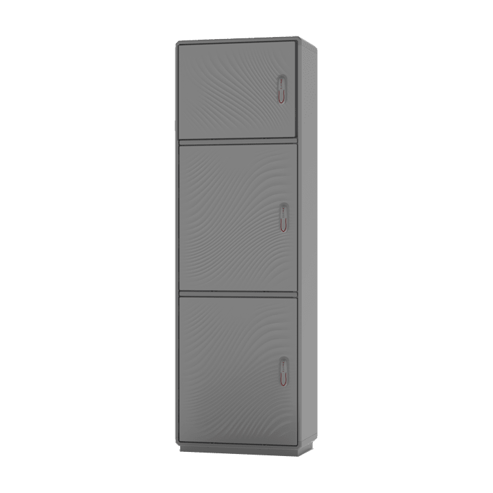 DKC EUROPE - Armadio in vetroresina, 3 vani, IP44, dimensioni 1840 x 685 x 460 mm (AxBxP) GH7-9/442/T-4 ARMADIO SMC GRAFI-7.