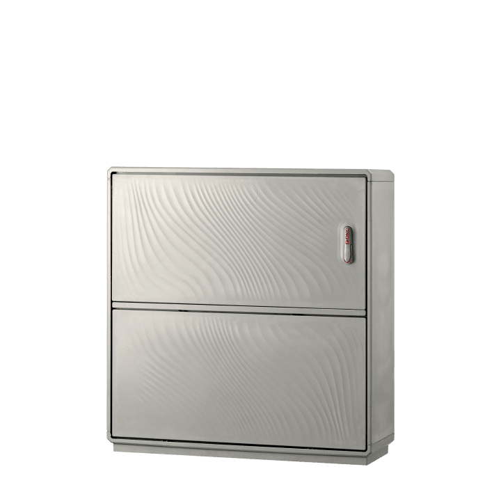 DKC EUROPE - Armadio in vetroresina Serie GRAFI 9, 1 vano + zoccolo, IP44, dim. 940 x 910 x 330 mm (AxBxP), G9-5/22/ZT-4 ARMADIO SMC C/ZOCC G.