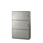 DKC EUROPE - Armadio in vetroresina Serie GRAFI 9, 2 vani + zoccolo, IP44, dim. 1180 x 910 x 330 mm (AxBxP), G9-8/222/ZT-4 ARMADIO SMC C/ZOCC GR.