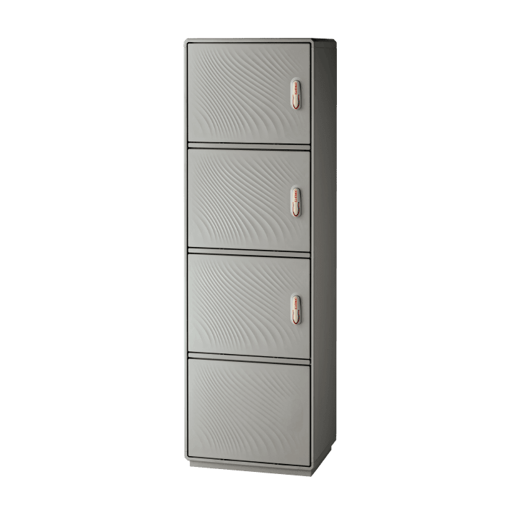 DKC EUROPE - Armadio in vetroresina Serie GRAFI 9, 3 vani + zoccolo, IP44, dim. 1840 x 910 x 460 mm GH9-9/2222/ZT-4 SMC C/ZOCC.