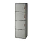 DKC EUROPE - Armadio in vetroresina Serie GRAFI 9, 3 vani + zoccolo, IP44, dim. 1840 x 910 x 460 mm GH9-9/2222/ZT-4 SMC C/ZOCC.