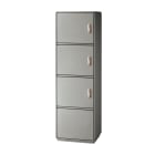 DKC EUROPE - Armadio in vetroresina Serie GRAFI 9, 3 vani + zoccolo, IP44, dim. 1840 x 910 x 460 mm GH9-9/2222/ZT-4 SMC C/ZOCC.