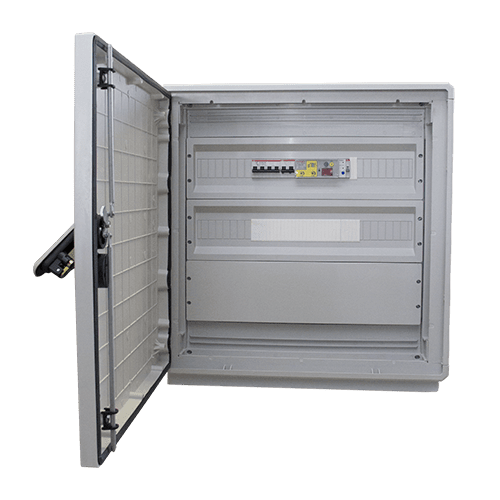 DKC EUROPE - Serie GP-GPM - Quadro per impianti di illuminazione pubblica, potenza nominale 3 x 12 KVA