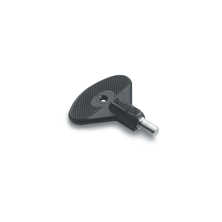 DKC EUROPE - Acc. per portelli da palo con inserto chiave triangolare brevettato CH/SMW.