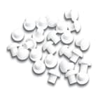 DKC EUROPE - Acc. per Serie MPE - Segnalino per morsettiera protezione catodica, fissaggio a pressione, bianco SF/MPE/W SEGNALINO.