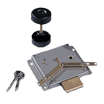 DKC EUROPE - Serratura per porte cabine MT, per chiave a spillo UTENTE, senza chiavi - SCS/PV/UT 095715017