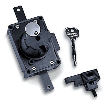 DKC EUROPE - Serie SCR Serratura con chiave di sicurezza a spillo cifratura Y630 lucchettabile SCR86/X/630 SERRATURA.