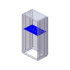 DKC EUROPE - Ripiano in vetroresina per armadi serie CV, dimensioni 546x308 mm, codice RPA/CVT.