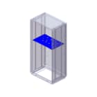 DKC EUROPE - Ripiano in vetroresina per armadi serie CV, dimensioni 546x424 mm, codice RPA/CVHT.