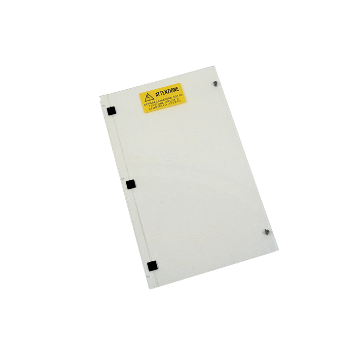 DKC EUROPE - Controporta per armadi serie CV largh. 546 mm, vano alt. 900 mm, trasparente.