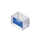DKC EUROPE - Pannello chiuso per RACK 19" per armadi serie GRAFI 7 e GRAFI 9, altezza 1 HE ACV/PC1/RACK.