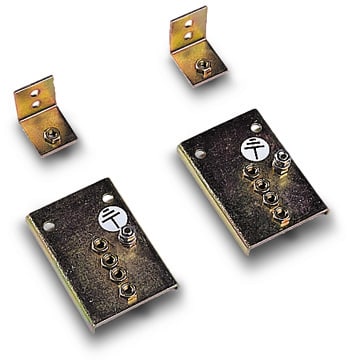 DKC EUROPE - Acc. Serie GRAFI - Coppia staffe regolabili per profilati DIN GRAFI 7/9, fissaggio in profondità ACV/SF/RACK.