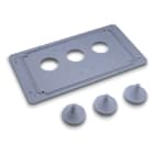 DKC EUROPE - Acc. per Serie CVT-CVN - Setto inferiore in vetroresina, profondità 308 mm, con passacavi SIV/CVTN ASS.ME SETTO.