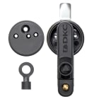 DKC EUROPE - Acc. Serie GRAFI - Serratura doppio azionamento con chiave a impronta triangolare e lucchettabile.