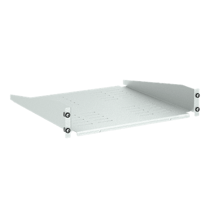 DKC EUROPE - Acc. Serie GRAFI - Ripiano fisso per telaio RACK19" per armadi serie GRAFI 7/9, prof. 250 mm, 2 HE G-R5RF250 RIPIANO FISSO PROF.250MM