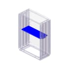 DKC EUROPE - Acc. per Serie GRAFI 5 - Ripiano porta apparecchiature in lamiera prezincata, profondità 460 mm GH5/RP RIPANO GRAFI 5 PROF.460MM.