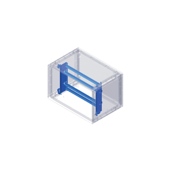 DKC EUROPE - Acc. per Serie GRAFI 5 - Cestello di supporto per apparecchiature modulari, altezza vano 433 mm - G5/2-5/CST CESTELLO SUPP. APPAR. MODULAR.