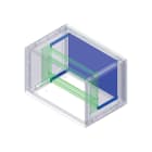 DKC EUROPE - Acc. per Serie Grafi 5 - Kit 4 staffe e piastra in acciaio per cestello cod. 095775805, prof. 330 mm G5/1/PACST Piastra per cestello.