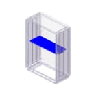 DKC EUROPE - Acc. per Serie Grafi 7 - Ripiano porta apparecchiature in lamiera prezincata, profondità 330mm G7/RP Ripiano Grafi 7 Prof.330mm.