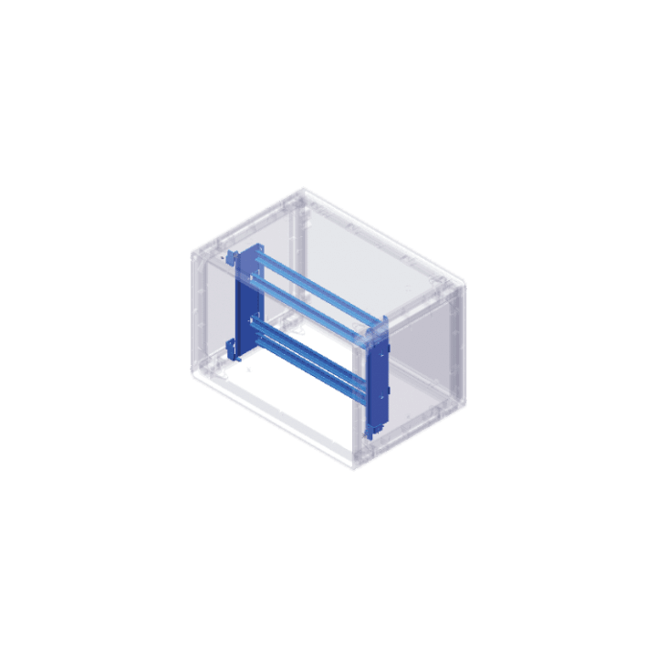DKC EUROPE - Acc. per Serie GRAFI 9 - Cestello di supporto apparecchiature modulari, altezza vano 1340 mm G9/8/CST Cestello supporto appar. modulari.