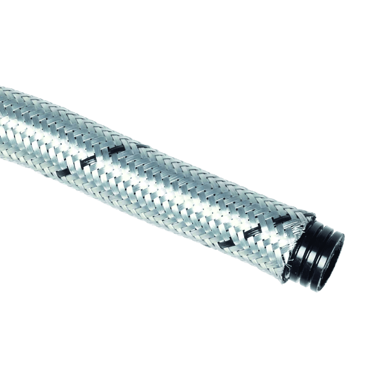 DKC EUROPE - Tubo flessibile in poliammide PA6 15,5x21,2 mm con treccia in acciaio zincato AD21,2.