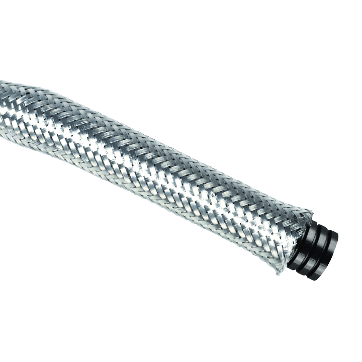 DKC EUROPE - Tubo flessibile PA12D diametro 15x21,2 mm con treccia in acciaio inox AD21,2.