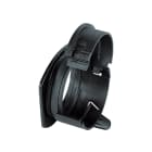 DKC EUROPE - Raccordo flangiato diritto AD95 in poliammide nero IP54.
