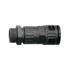DKC EUROPE - Raccordo pressacavo PG13 AD18,5 nero IP66 filetto maschio plastico.