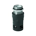 DKC EUROPE - Raccordo pressacavo metrico M20 x 1,5 mm filetto maschio metallico nero IP68 AD15,8.