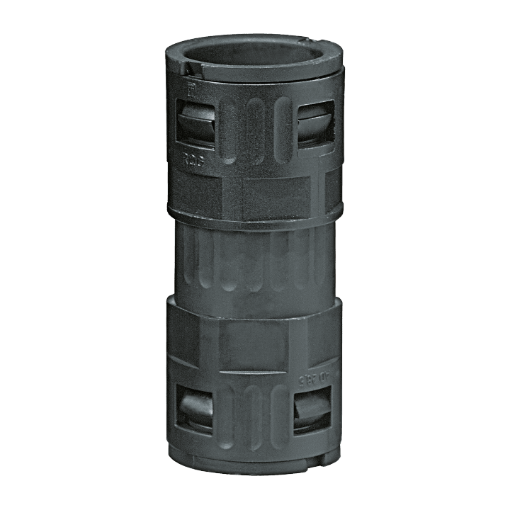 DKC EUROPE - Raccordo di giunzione in poliammide AD28,5 nero IP68 MANICOTTO RQK-PA AD 28,5 NERO IP68