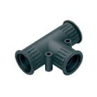 DKC EUROPE - Raccordo distribuzione T AD10-10-10 nero in TPE IP68.