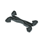 DKC EUROPE - Forcella di connessione per collari fissatubo 5045 nera.