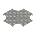 DKC EUROPE - C5 coperchio derivazione piana x mandorlato sp 3+2 base 100 AL B.100