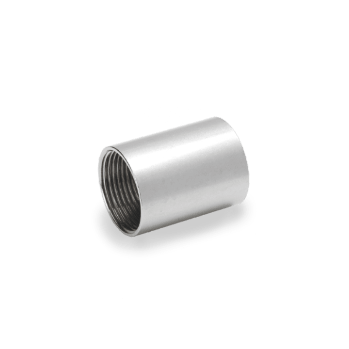 DKC EUROPE - Manicotto metallico in ottone nichelato, filettatura GAS 1" 1/4 G1 OTN.