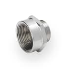 DKC EUROPE - Riduzione maschio G3/8 - femmina G1/2 tipo B in ottone nichelato. 6004-3812