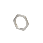 DKC EUROPE - Ghiera metallica ribassata in ottone nichelato M12x1,5 Tipo B.